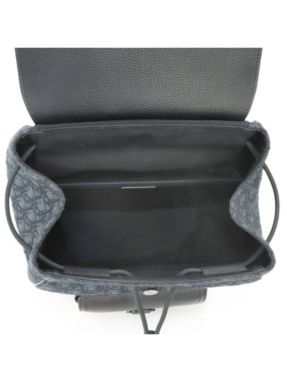 Dior Oblique Backpack Canvas Leather Black - Picture 6 of 10